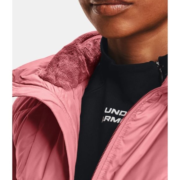 Womens Under Armour Jacket Medium 600 Fill Duck Down Feather Insulated Loose Fit - Picture 6 of 7